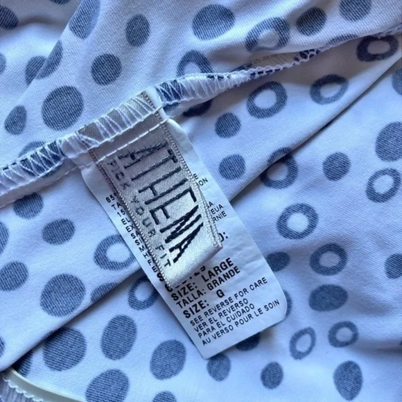 Athena Black White Polka Dot Athletic Dress - Picture 4 of 10